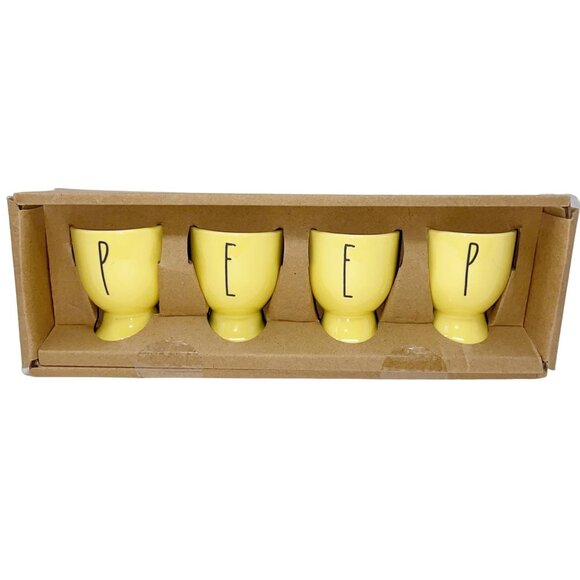Rae Dunn PEEP Egg Holders Set of Four NEW - Picture 1 of 3